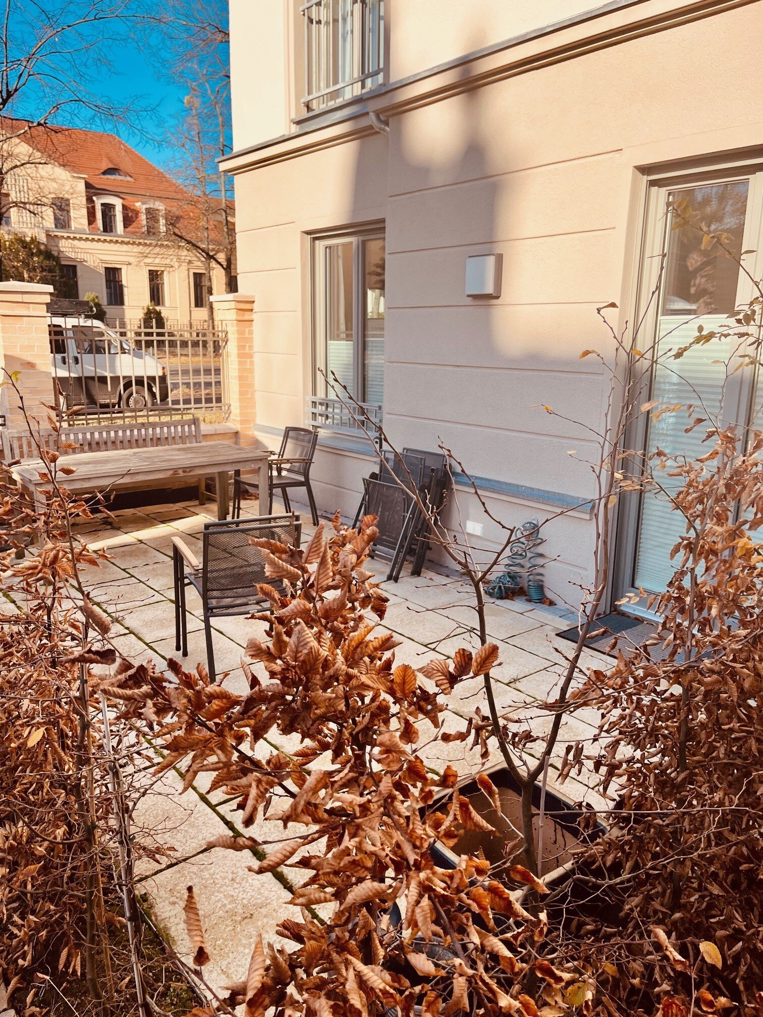 Terrasse im Herbst Terrasse im Herbst